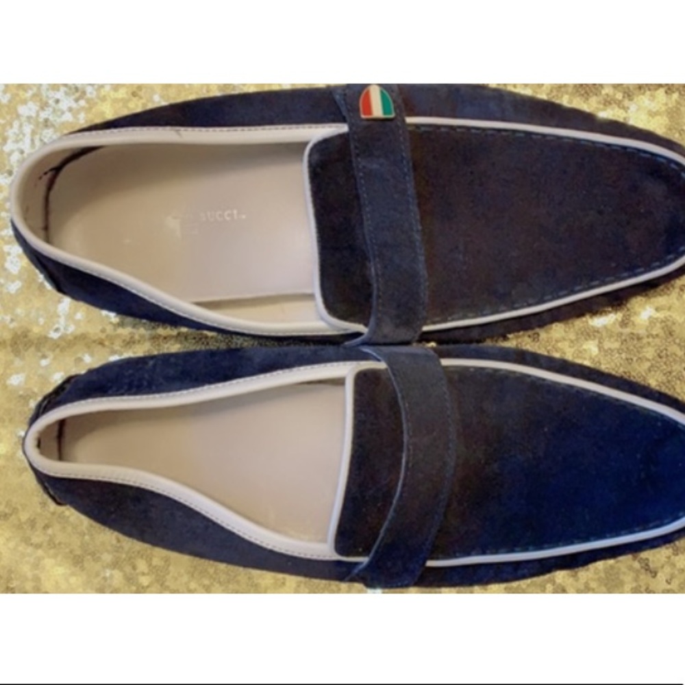 Suede men loafer size 12